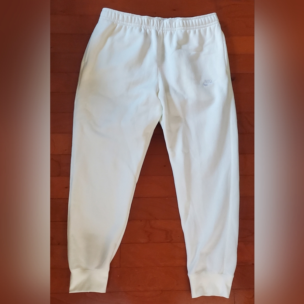 Nike White Sweatpants Size XL NWT